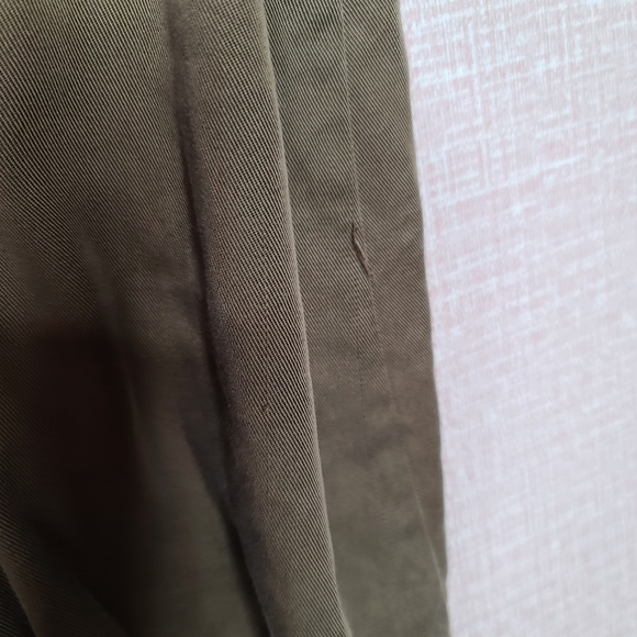 Zara Basic Collection Army Green Cargo Mini Dress - Picture 2 of 16